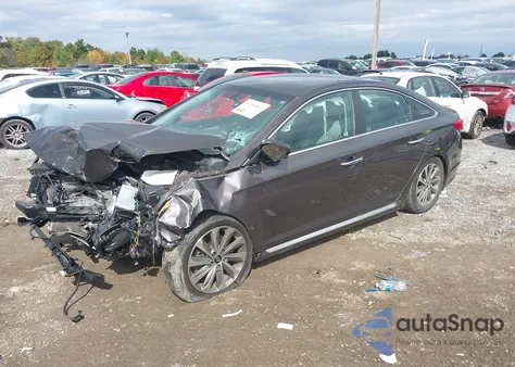 2015 Hyundai Sonata Sport из США, поврежденный, VIN 5NPE34AF1FH047945